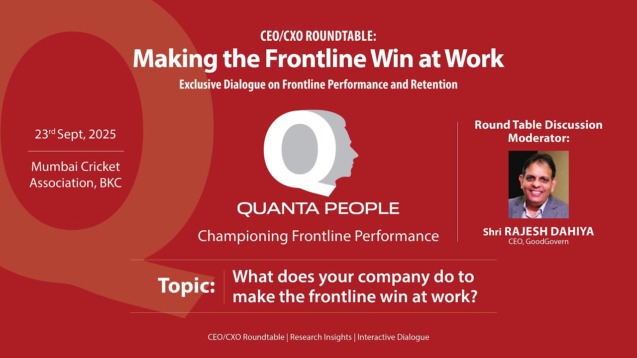 CEO/CXO ROUNDTABLE: Interactive Discussion with CEOs & CXOs—Moderated by Rajesh Dahiya