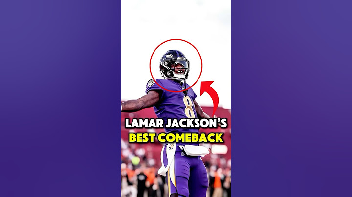 LAMAR JACKSON’S BEST COMEBACK #nfl #shorts