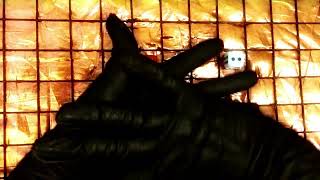 LEATHER GLOVES  🖤 VINTAGE LONG LEATHER GLOVES  🎲 [[ASMR]]