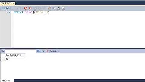 SQL Tutorial   34  ROUND Function