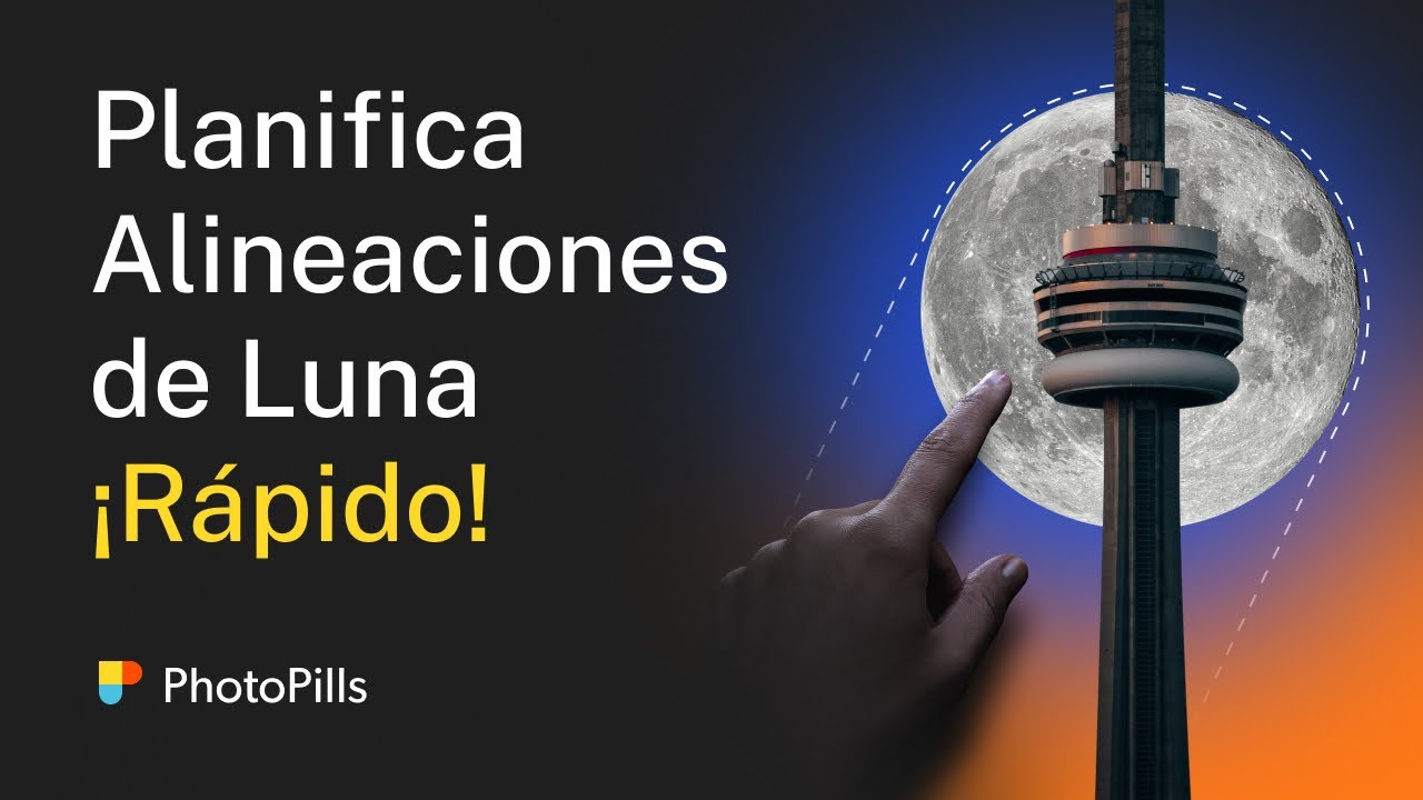 Fotografía de Luna con Edificios | Tutorial de Planificación Paso a Paso