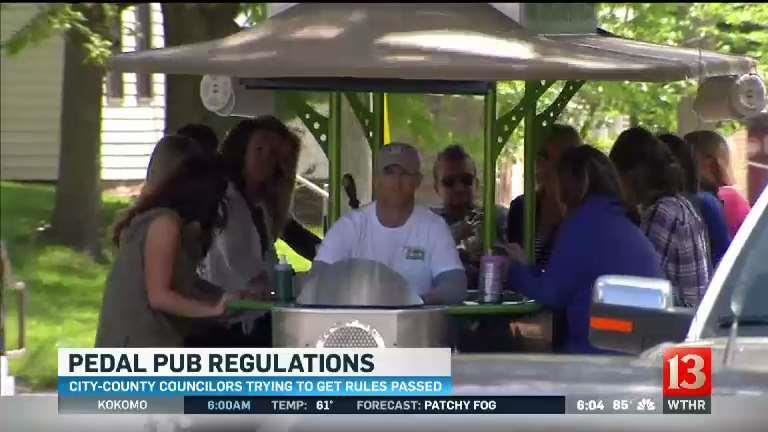 Pedal pub regulations