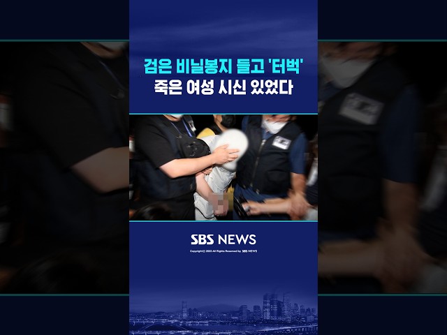 검은 비닐봉지 들고 '터벅'..죽은 여성 시신 있었다 #shorts