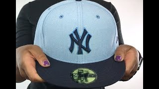 Yankees '2018 FATHERS DAY' Sky-Navy Fitted Hat by New Era
