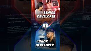 🔥Senior Developer vs Junior Developer Explained! | Intellipaat #shorts
