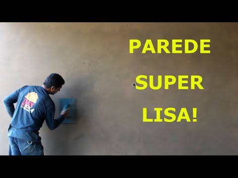 APRENDA A DEIXAR SUA PAREDE LISINHA! VEJA COMO SARRAFEAR E DESEMPENAR O REBOCO!