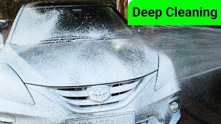 Toyota Glanza Komplett-Schaumwäsche Gründliche Außenreinigung Fahrzeugaufbereitung