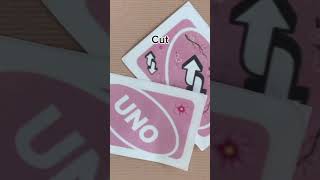 How to make mini Uno reverse cards ￼