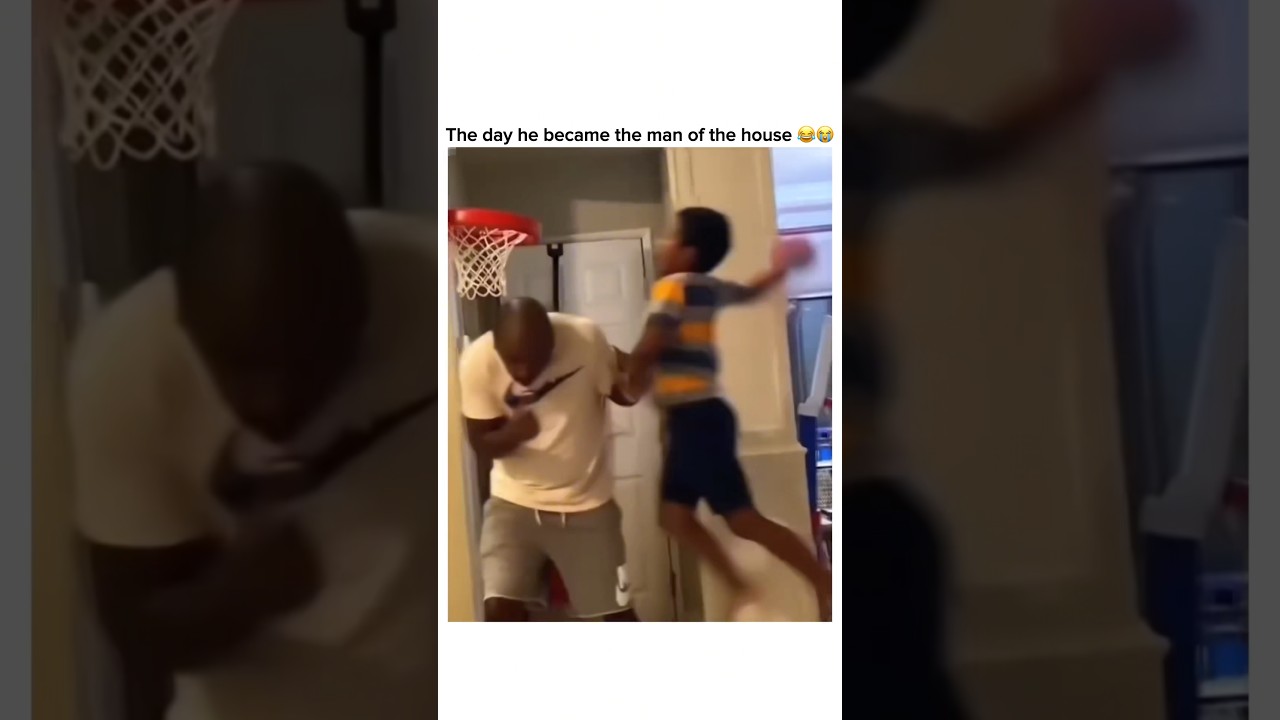 Son dunks on Dad 😂😭 #