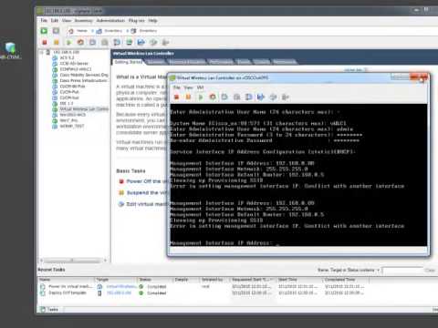 Cisco Virtual Wireless LAN Controller stand-up on ESXi