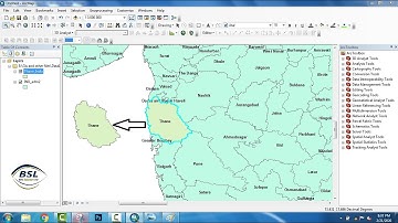 How to Clip any District from Country Shapefile  in ArcGIS || Clip Command in GIS