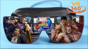 Marvel vs. Capcom: Infinite VR 360° 4K Hawkeye & Frank West vs. Ryu & Haggar