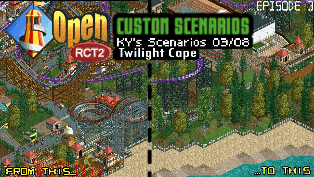 Twilight Cape | OpenRCT2 Custom Scenarios (Ky's Scenario Pack) #3