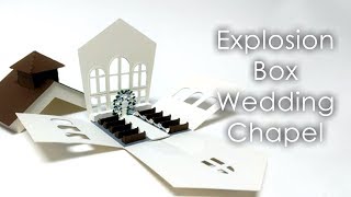 [Tutorial + Template] Explosion Box - Wedding Chapel Theme