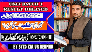 USAT Batch First result Delayed I Batch III PREPARATION TIPS