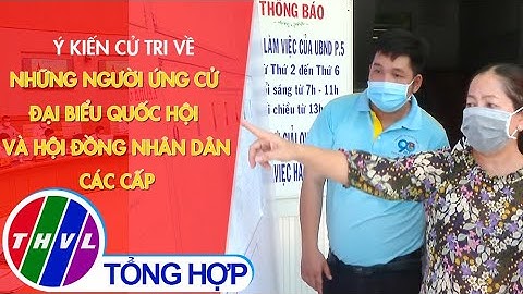 Ý kiến cử tri về những người ứng cử đại biểu quốc hội và hội đồng nhân dân các cấp