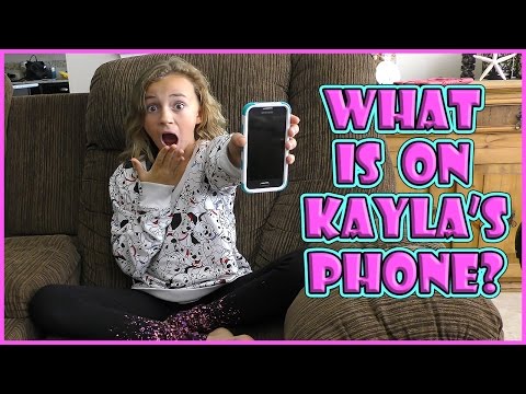 WHAT&rsquo;S ON KAYLA&rsquo;S PHONE? | KAYLA STYLE | We Are The Davises
