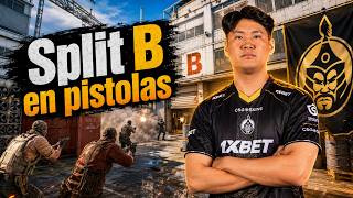 Pistol Round B-Split on Cache | The Mongolz #cs2 #cs2cache #cspremade