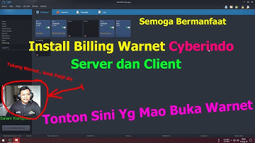 Install Billing Cyberindo Server dan Client Lengkap Jelas - Internet Cafe Billing