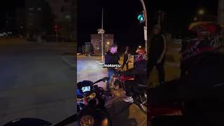 Sivil Polis Bir Anda Motorcuları Durdurdu 🚨