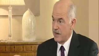 George Papandreou interviewed on BBC by Andrew Marr
