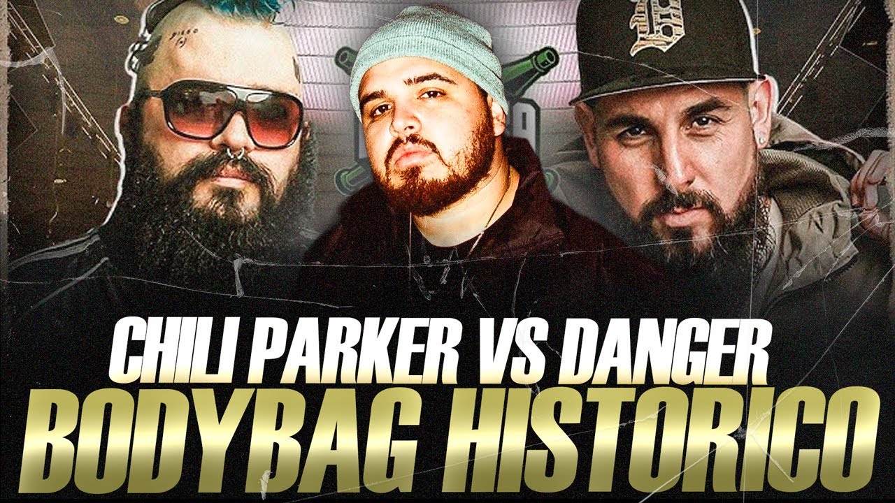 DANGER VS CHILI PARKER BODYBAG HISTORICO REACCION CON CHILI PARKER SIN BARBA REACCION DANTE MX