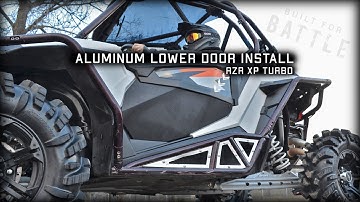 Aluminum Lower Door Install | Polaris RZR XP Turbo | How To
