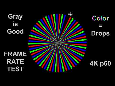 4K 60p Frame Rate Drop Test
