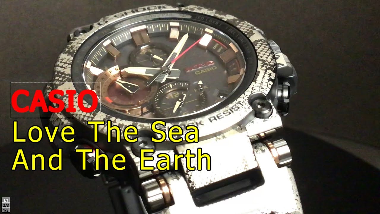 CASIO G-SHOCK MTG-B1000WLP-1AJR Love The Sea And The Earth