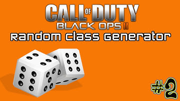 BO2, Random Class Generator #2 w/ Gecko HD