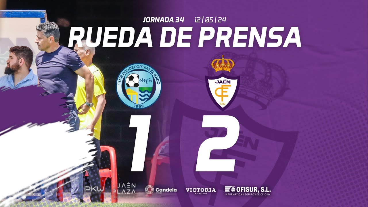 RUEDA DE PRENSA | J34 Plv. El Ejido 1 - 2 Real Jaén C.F
