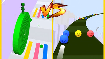 Layers Roll Vs Color Road : Gameplay Walkthrough Part 1 - Level 1-9999 All Level (iOS, Android)