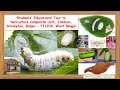 Students’ Educational Tour to Sericulture Composite Unit, Jambuni, Sriniketan, Bolpur 731204, WB