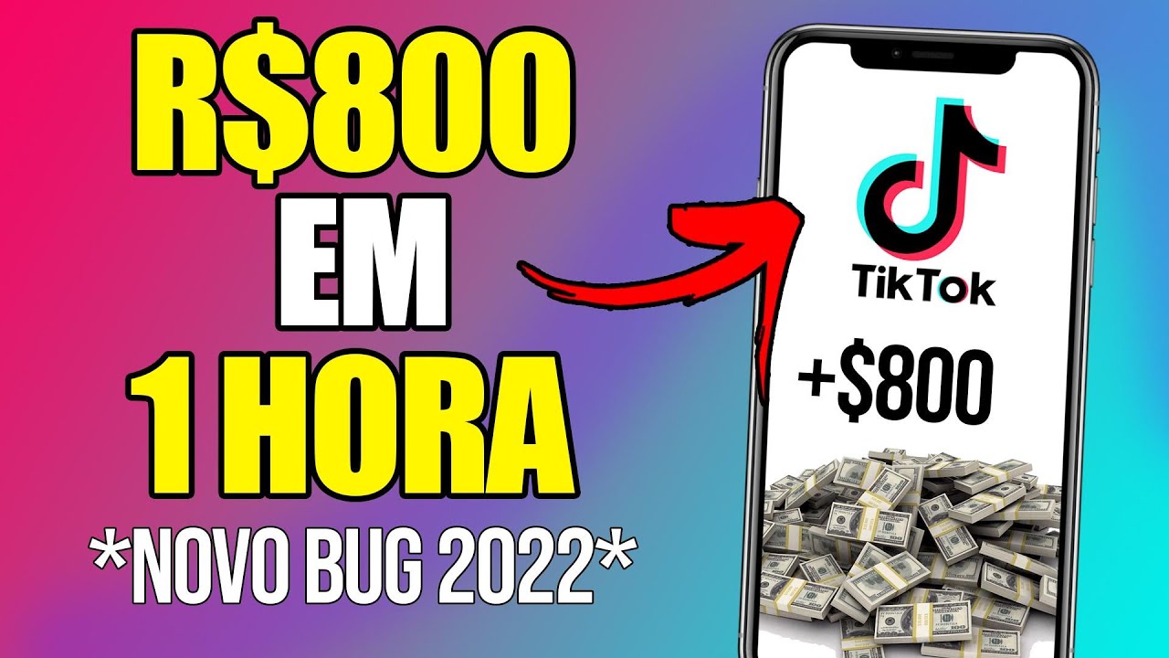 Como Ganhar R$400 em 0:59 SEGUNDOS no TIKTOK [USANDO ESSE BUG DE 2022]Como Ganhar Dinheiro no TikTok