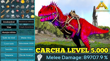 Ark Mobile God Console & Command -Taming Carcha Level 5,000 (Ark mobile ultimate edition)