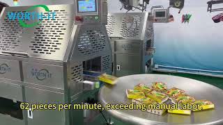 High speed auto sleeving machine for egg tray auto wrapper pre-glued cardboard 