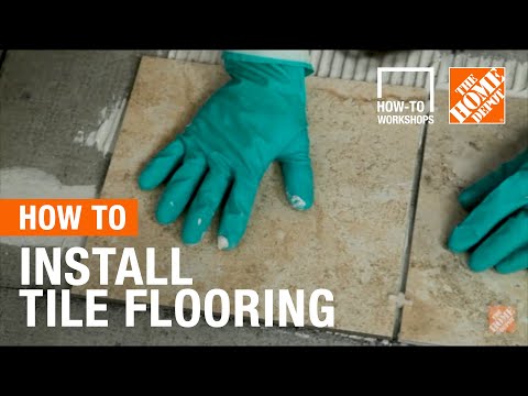 How-to Workshops - How To Install Tile Flooring | The Home Depot
