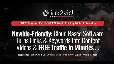 The Best software To convert Blog Post into Video - Link2Vid Review