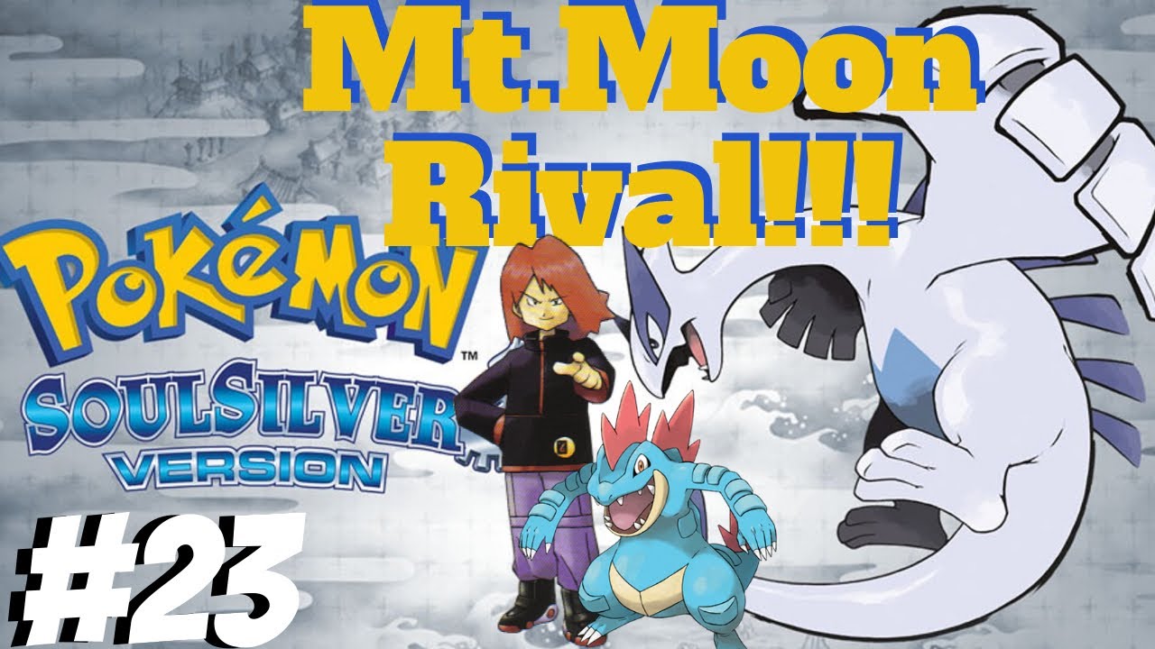 Rival Battle!!! Mt. Moon! - Pokémon SoulSilver - Gameplay Walkthrough ...
