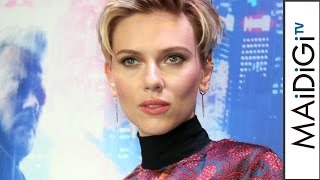 スカーレット・ヨハンソン、実写版「攻殻機動隊」少佐役に「感情的、肉体的にも大変」　映画「ゴースト・イン・ザ・シェル」来日記者会見2