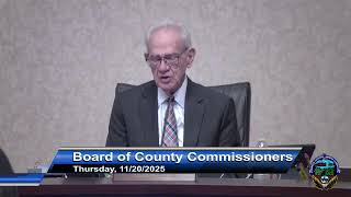 Board of Commissioners Meeting - Nov 20, 2025