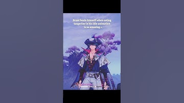 Brant healing himself during idle animation ⋆.˚ #wutheringwaves #wuwa #brant #changli #pheobe