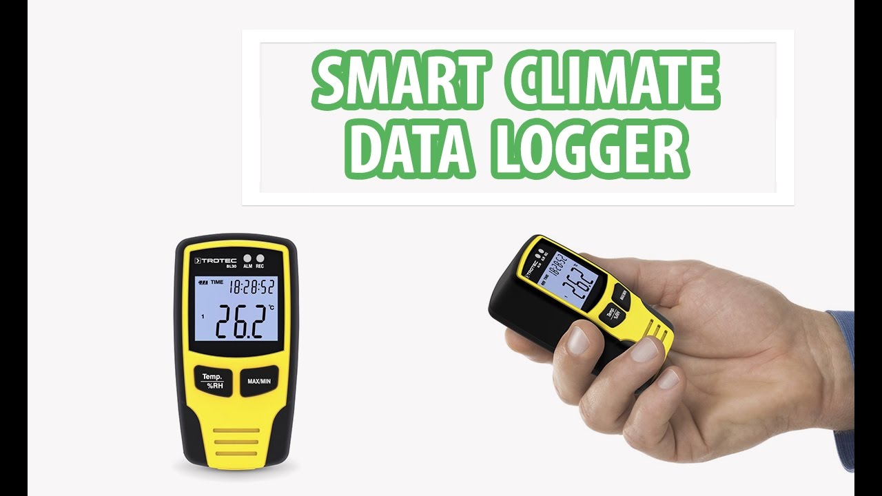 Climate Recorder For Temperature And Humidity With A Memory Capacity Of 