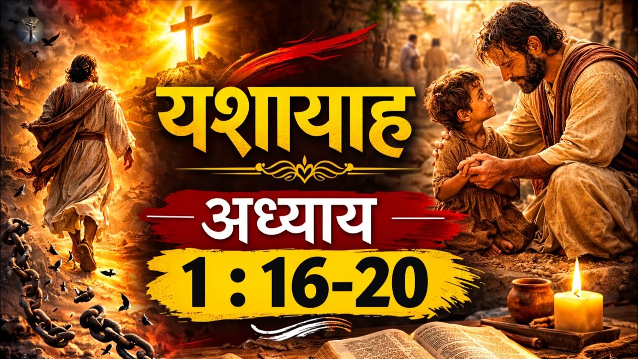 यशायाह अध्याय 1:16-20 | पाप छोड़ो और परमेश्वर की ओर लौटो | Powerful Bible Message।