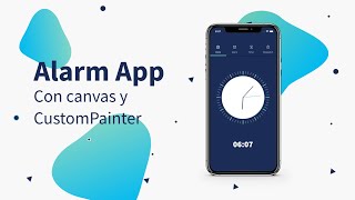 Alarm App con canvas en Flutter | Speed Code