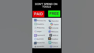 PAID vs FREE AI Tools | Best Free AI Tools #ai #webdesign