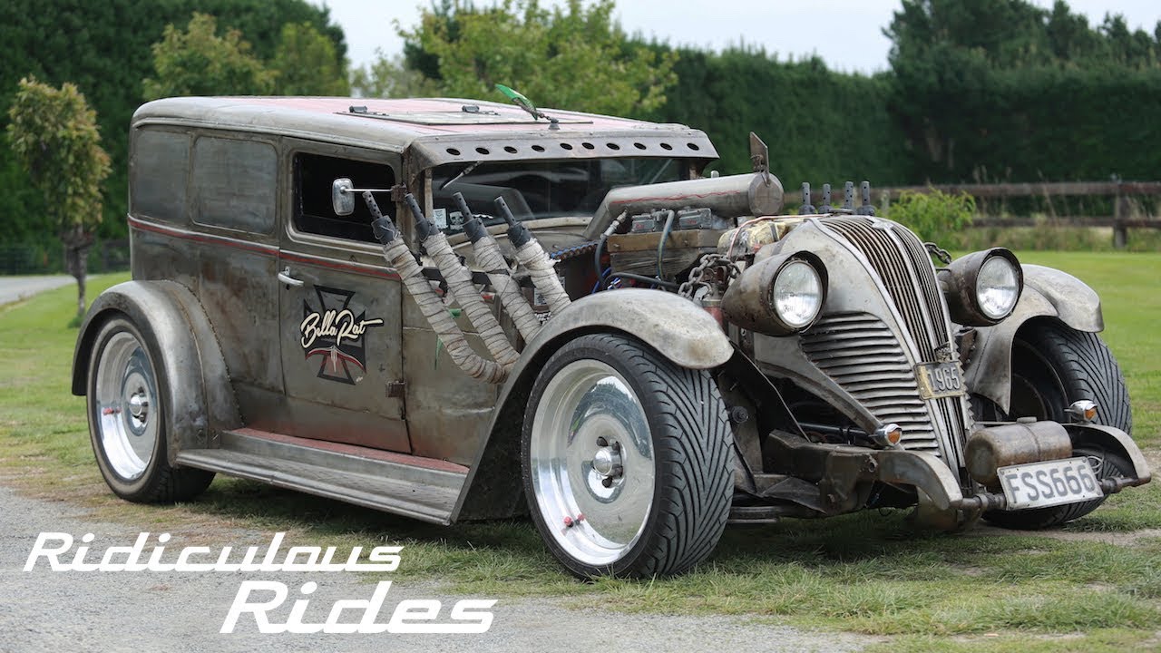 A Mechanic Has Become The Unofficial King Of Rat Rods In New Zealand After Building A Series Of Incredible Rat Rods In Rat Rods Truck Rat Rod Custom Rat Rods
