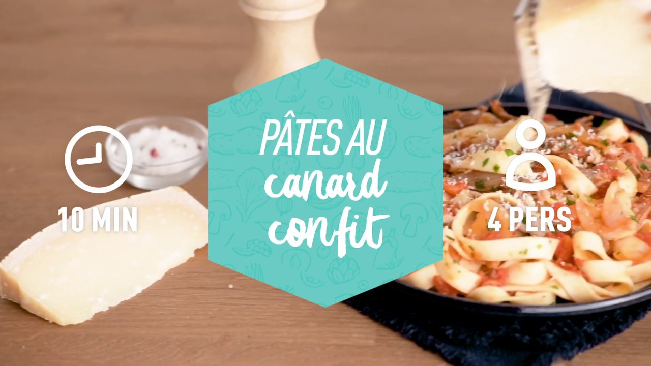 Recette Facile De Pates Au Confit De Canard Youtube