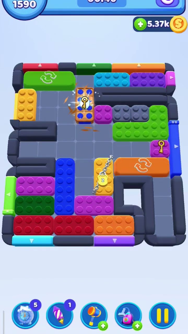 Color Block Jam level 1590 #colorblockjam #walkthrough #games
