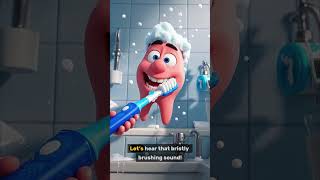 Brushy Brushy Time #shorts #kidsvideo #kidssongs #kidslearning #nurseryrhymes #kidseducation